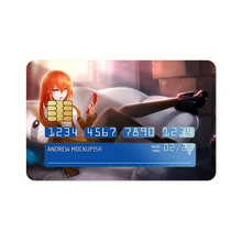 Load image into Gallery viewer, Makise Kurisu Credit Card Skins (4-in-1 Pack)