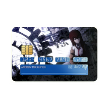 Load image into Gallery viewer, Makise Kurisu Credit Card Skins (4-in-1 Pack)