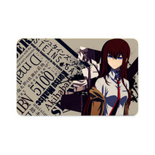 Load image into Gallery viewer, Makise Kurisu Credit Card Skins (4-in-1 Pack)