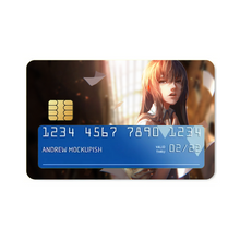 Load image into Gallery viewer, Makise Kurisu Credit Card Skins (4-in-1 Pack)