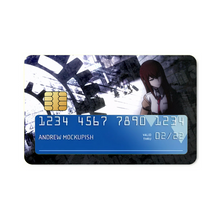Load image into Gallery viewer, Makise Kurisu Credit Card Skins (4-in-1 Pack)