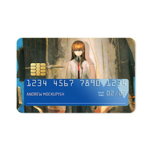 Load image into Gallery viewer, Makise Kurisu Credit Card Skins (4-in-1 Pack)