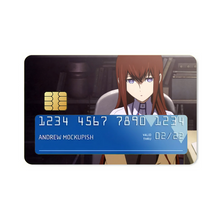 Load image into Gallery viewer, Makise Kurisu Credit Card Skins (4-in-1 Pack)