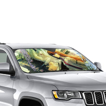 Load image into Gallery viewer, Makise Kurisu & Rintaro Okabe Car Sunshade