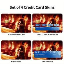 Load image into Gallery viewer, Makise Kurisu & Rintaro Okabe Credit Card Skins (4-in-1 Pack)