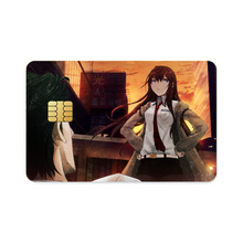 Load image into Gallery viewer, Makise Kurisu & Rintaro Okabe Credit Card Skins (4-in-1 Pack)