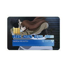Load image into Gallery viewer, Makise Kurisu & Rintaro Okabe Credit Card Skins (4-in-1 Pack)