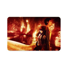 Load image into Gallery viewer, Makise Kurisu & Rintaro Okabe Credit Card Skins (4-in-1 Pack)
