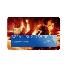 Load image into Gallery viewer, Makise Kurisu & Rintaro Okabe Credit Card Skins (4-in-1 Pack)