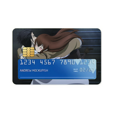 Load image into Gallery viewer, Makise Kurisu & Rintaro Okabe Credit Card Skins (4-in-1 Pack)