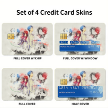 Load image into Gallery viewer, Makise Kurisu & Rintarou Kyouma Credit Card Skins (4-in-1 Pack)