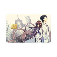 Load image into Gallery viewer, Makise Kurisu & Rintarou Kyouma Credit Card Skins (4-in-1 Pack)