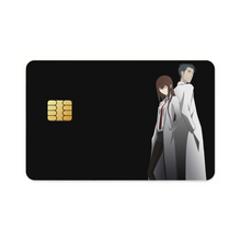 Load image into Gallery viewer, Makise Kurisu & Rintarou Kyouma Credit Card Skins (4-in-1 Pack)