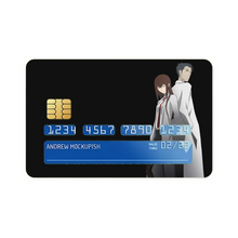 Load image into Gallery viewer, Makise Kurisu & Rintarou Kyouma Credit Card Skins (4-in-1 Pack)