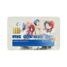 Load image into Gallery viewer, Makise Kurisu & Rintarou Kyouma Credit Card Skins (4-in-1 Pack)