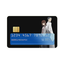 Load image into Gallery viewer, Makise Kurisu & Rintarou Kyouma Credit Card Skins (4-in-1 Pack)