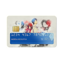 Load image into Gallery viewer, Makise Kurisu & Rintarou Kyouma Credit Card Skins (4-in-1 Pack)