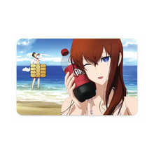 Load image into Gallery viewer, Makise Kurisu & Rintarou Kyouma-Dr Pepper Addicts Credit Card Skins (4-in-1 Pack)
