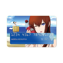 Load image into Gallery viewer, Makise Kurisu & Rintarou Kyouma-Dr Pepper Addicts Credit Card Skins (4-in-1 Pack)