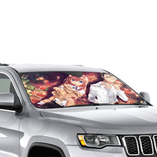 Load image into Gallery viewer, Makise Kurisu & Rintarou Okabe  Car Sunshade