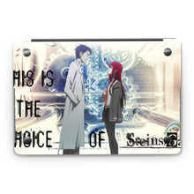 Load image into Gallery viewer, Makise Kurisu & Rintarou Okabe  Macbook Skin