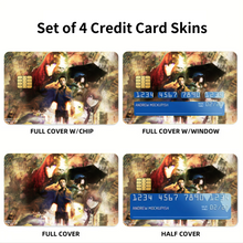 Load image into Gallery viewer, Makise, Kyouma & Mayushi Credit Card Skins (4-in-1 Pack)