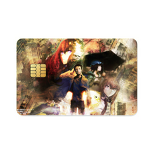 Load image into Gallery viewer, Makise, Kyouma & Mayushi Credit Card Skins (4-in-1 Pack)