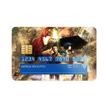 Load image into Gallery viewer, Makise, Kyouma & Mayushi Credit Card Skins (4-in-1 Pack)