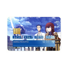 Load image into Gallery viewer, Mayuri, Kyouma & Kurisu Credit Card Skins (4-in-1 Pack)