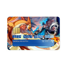 Load image into Gallery viewer, Mega Charizard Y VS Mega Charizard X Credit Card Skins (4-in-1 Pack)