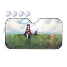 Load image into Gallery viewer, Megumin and Chomusuke Car Sunshade