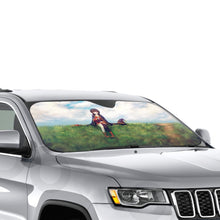 Load image into Gallery viewer, Megumin and Chomusuke Car Sunshade