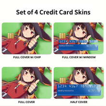 Load image into Gallery viewer, Megumin Credit Card Skins (4-in-1 Pack)