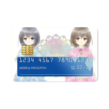 Load image into Gallery viewer, Mei and Fujioka Misaki Credit Card Skins (4-in-1 Pack)
