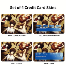 Load image into Gallery viewer, Mei,Kouichi,Naoya and Izumi Credit Card Skins (4-in-1 Pack)
