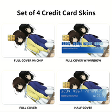 Load image into Gallery viewer, Mei Misaki and her twin sister official art Credit Card Skins (4-in-1 Pack)