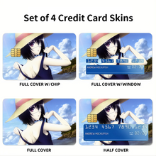 Load image into Gallery viewer, Mei Misaki Credit Card Skins (4-in-1 Pack)