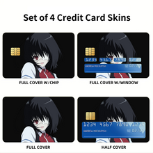 Load image into Gallery viewer, Mei Misaki Credit Card Skins (4-in-1 Pack)