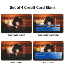 Load image into Gallery viewer, Mei Misaki Credit Card Skins (4-in-1 Pack)