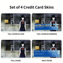 Load image into Gallery viewer, Mei Misaki Credit Card Skins (4-in-1 Pack)