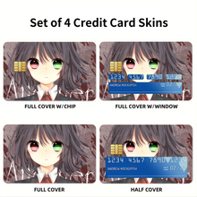 Load image into Gallery viewer, Mei Misaki Credit Card Skins (4-in-1 Pack)
