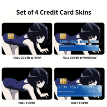 Load image into Gallery viewer, Mei Misaki Credit Card Skins (4-in-1 Pack)
