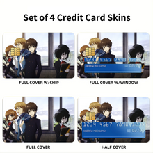 Load image into Gallery viewer, Mei,Yukari,Naoya and Kouichi Credit Card Skins (4-in-1 Pack)