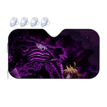 Load image into Gallery viewer, Meliodas vs Demon King Car Sunshade