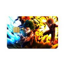 Load image into Gallery viewer, Midoriya ,Bakugou and Todoroki Credit Card Skins (4-in-1 Pack)