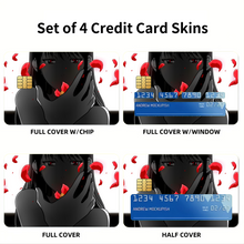 Load image into Gallery viewer, Mika Shimotsuki Flowers Credit Card Skins (4-in-1 Pack)