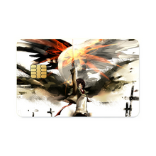 Load image into Gallery viewer, Mikasa Ackerman (Attack on Titan) Credit Card Skins (4-in-1 Pack)