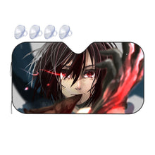 Load image into Gallery viewer, Mikasa Ackerman Car Sunshade
