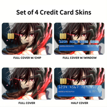 Load image into Gallery viewer, Mikasa Ackerman Credit Card Skins (4-in-1 Pack)