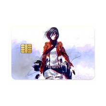 Load image into Gallery viewer, Mikasa Ackerman Credit Card Skins (4-in-1 Pack)